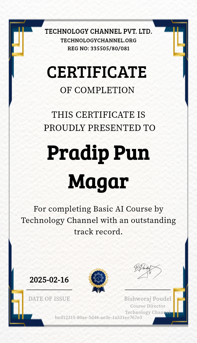 Certificate 3