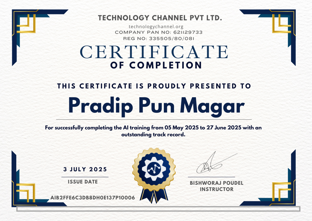 Certificate 8